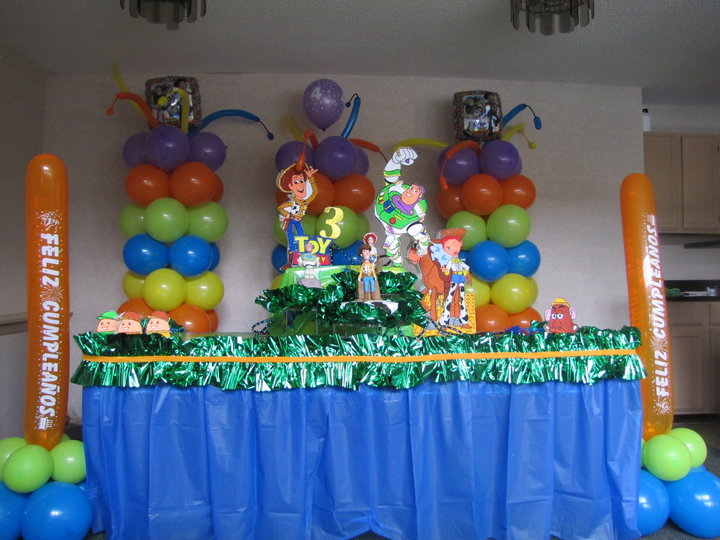 Decoración de cumpleaños de Toy Story - Imagui
