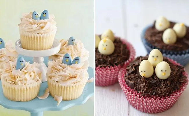 Decoración de cupcakes para Pascua - Paperblog