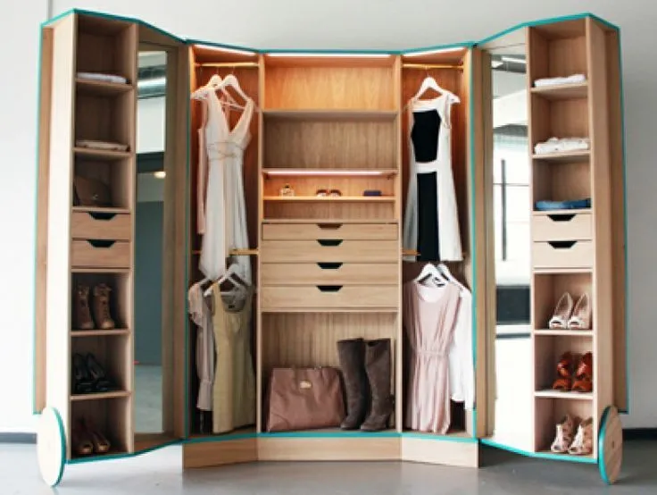 Mini vestidor para espacios pequeños | Masisa Inspira – Decoración ...