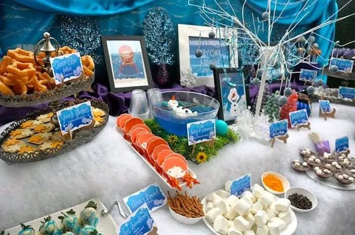 Decoración de Fiesta de Frozen : Fiestas Infantiles Decora Decoración de Fiesta de Frozen : Fiestas Infantiles Decora