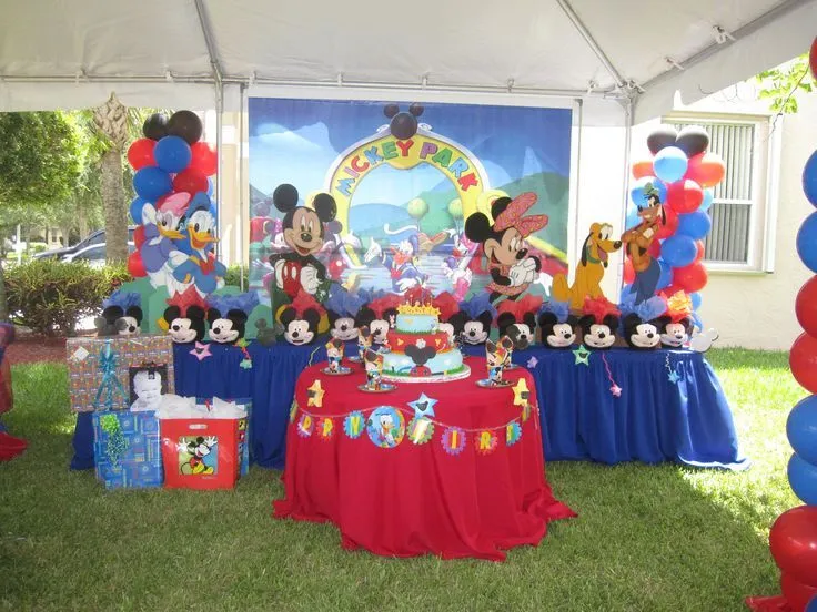 Decoracion Fiesta Infantil De Mickey Mouse Y Sus Amigos Todos ...