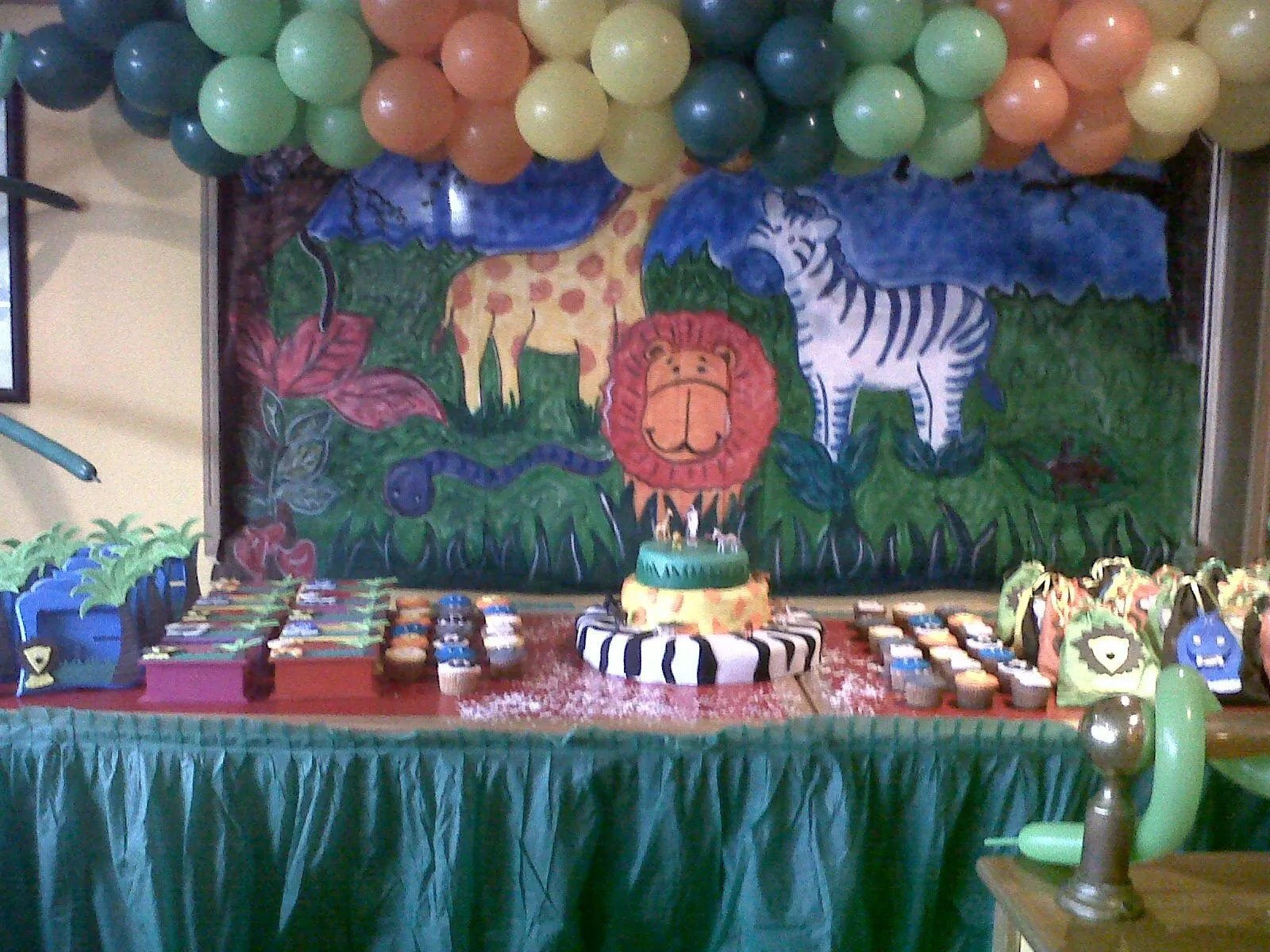 Decoración de Fiesta Infantiles: Fiesta de Animalitos de la Selva