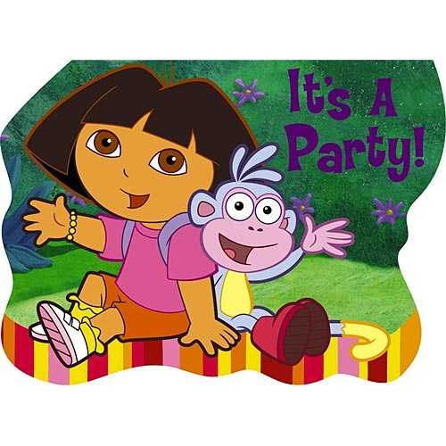 Decoración de fiesta para niñas con Dora la exploradora | Fiesta101