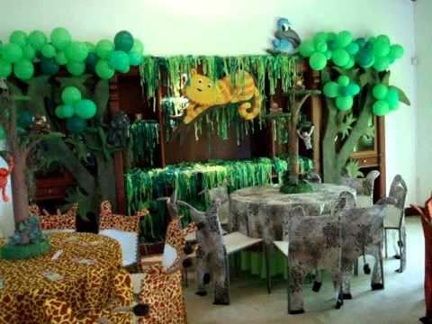 Decoraciónes de safari para fiestas - Imagui