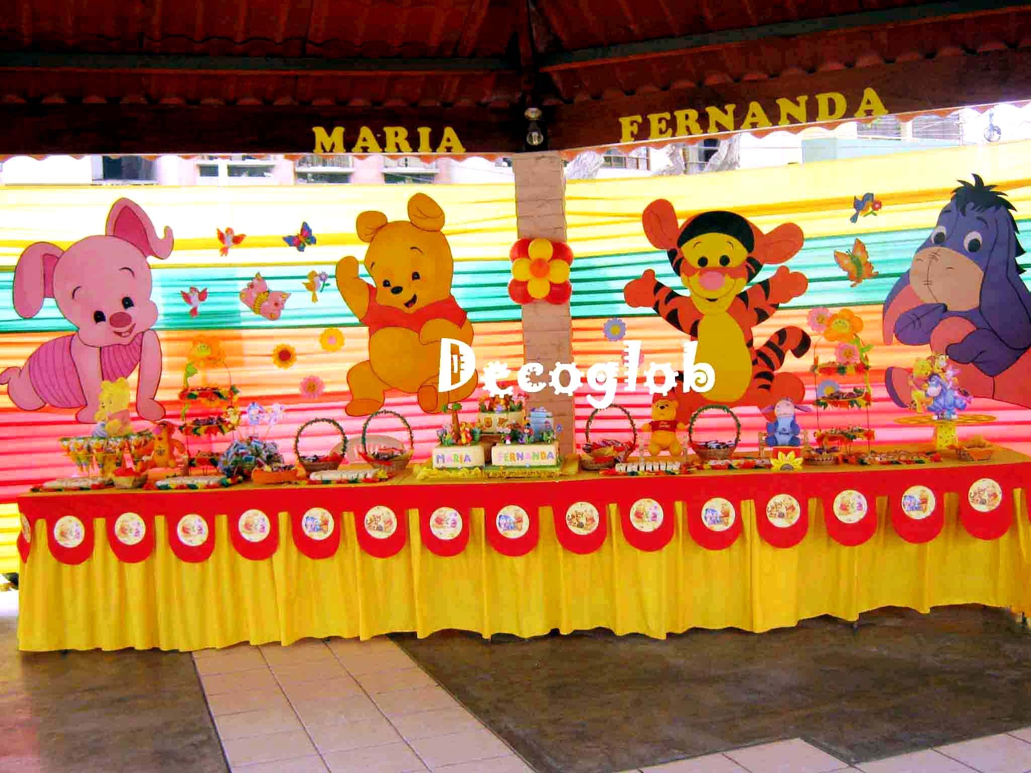 decoracion fiesta winnie pooh - Buscar con Google | fiesta jhony ...