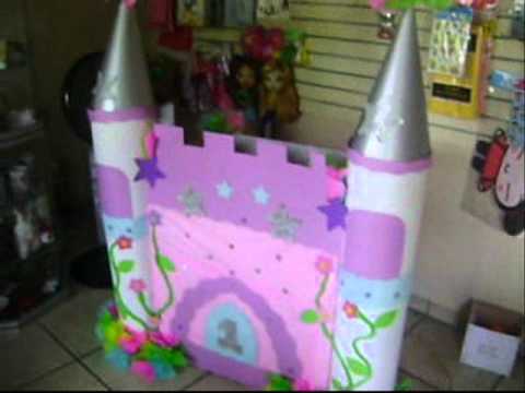 decoracion de fiestas caja para los regalos princesa PlayList