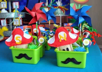 Decoración de fiestas de cumpleaños infantiles de Mario Bros ...