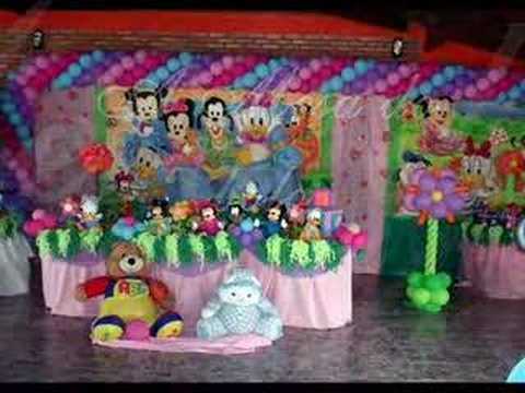 Decoración fiestas infantiles baby Disney - Imagui