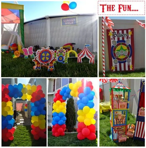 Decoración de Fiestas Infantiles de Circo | Arcos con Globos ...