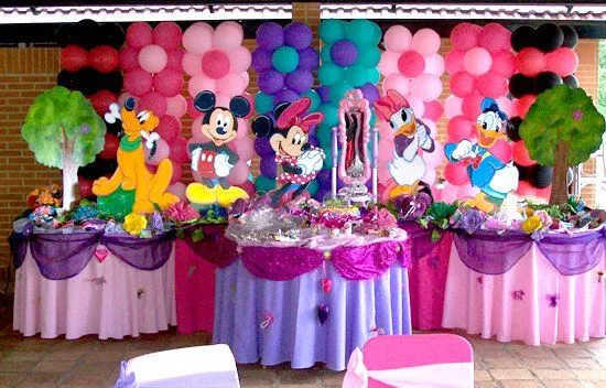 Decoración fiesta tematica Minnie Mouse - Imagui