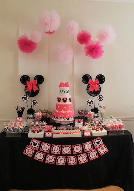 Decoración De Fiestas Infantiles de Minnie Mouse | Arcos con ...