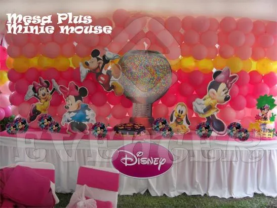 Decoración para fiestas infantiles Minnie Mouse muestras - Imagui