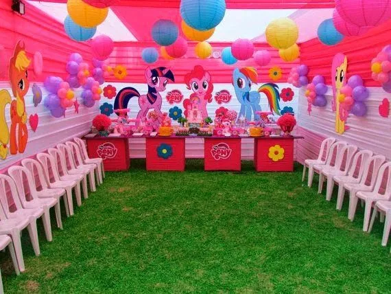 Decoración de Fiestas Infantiles de My Little Pony | Decoraciones ...