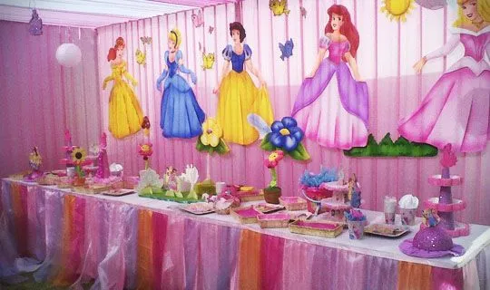Decoración para cumpleaños de las princesas - Imagui