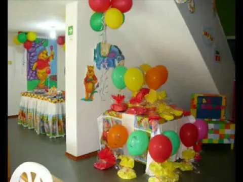 Decoración de Fiestas Infantiles - YouTube