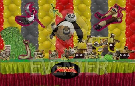 Decoración para fiestas de Kung Fu Panda - Imagui