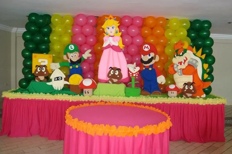Decoración para fiestas de Mario Bross - Imagui