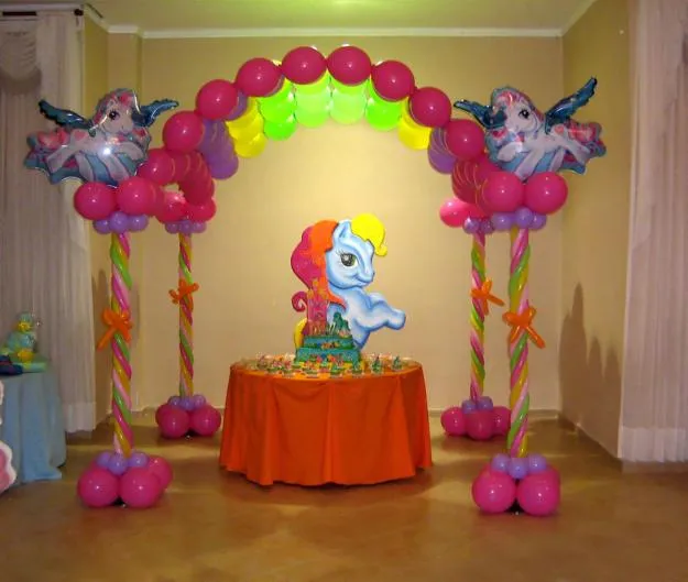 Decoración de fiestas infantiles de My Pequeño Pony - Imagui