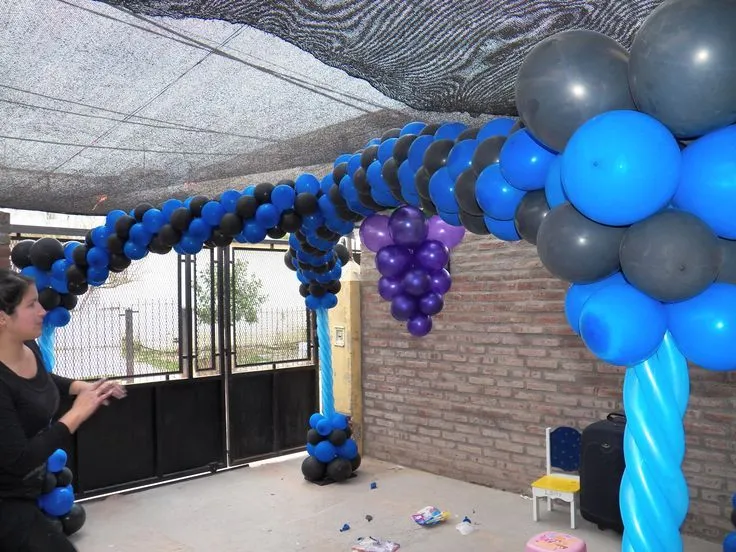 Decoración con globos 18 años | Mis decoraciones con globos ...