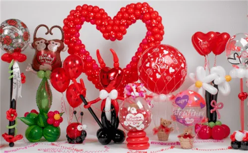 Decoración en globos para amor y amistad - Imagui