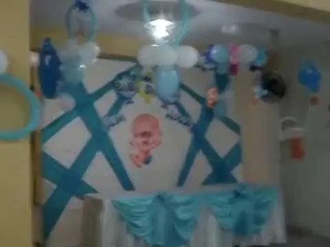 Decoración con globos para Baby Shower - YouTube