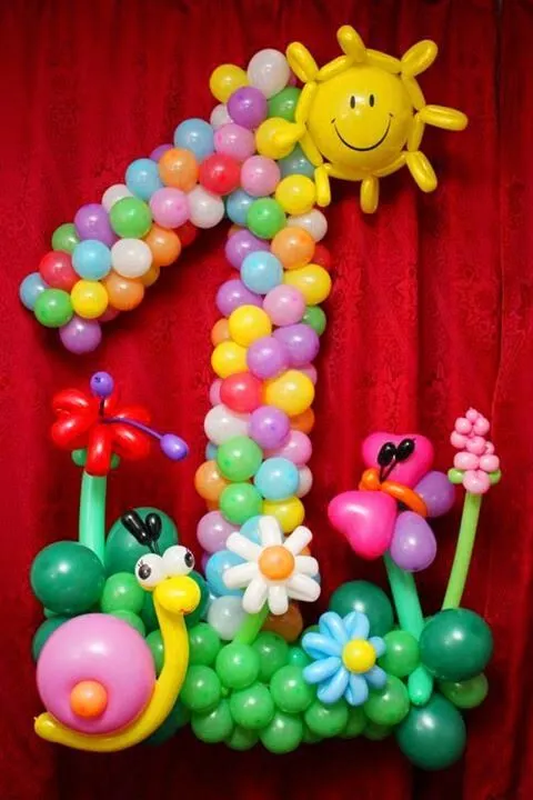 Decoración con Globos para Cumpleaños Infantiles : Fiestas ...