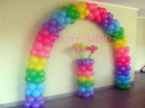Decoraciónes con globos para cumpleaños de niños - Imagui