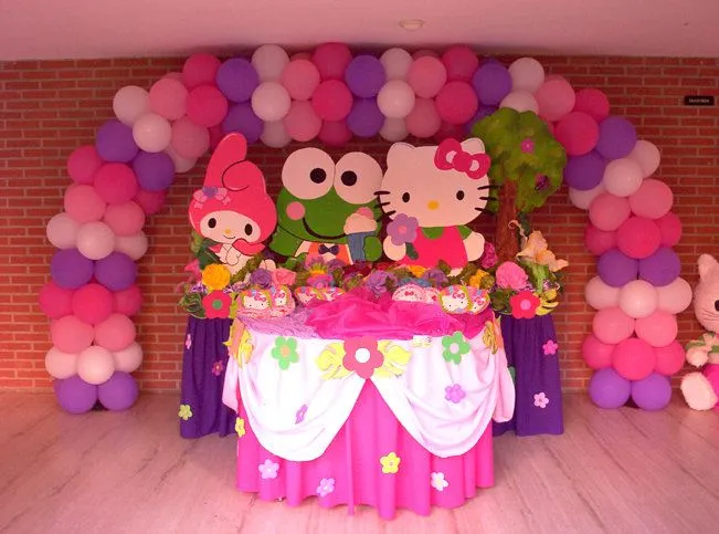 Fiestas infantiles de Hello Kitty decoración - Imagui