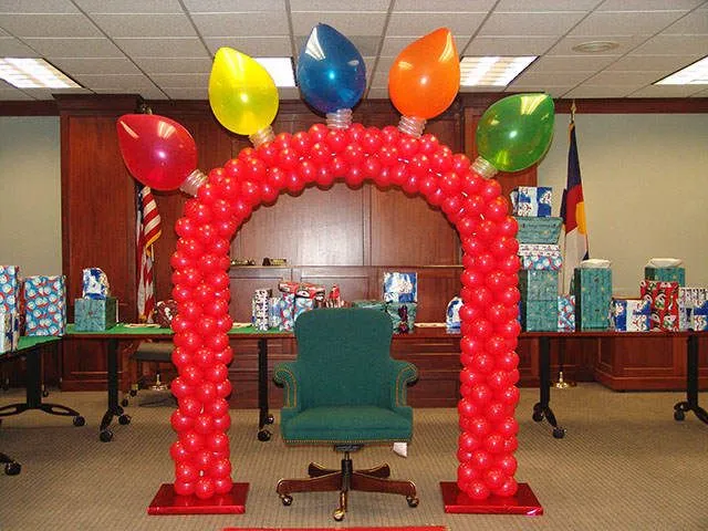 Decoración con globos para eventos corporativos