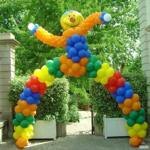 Decoración de globos para las fiestas infantiles