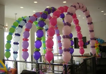 Como hacer decoración con globos para fiestas infantiles paso a ...