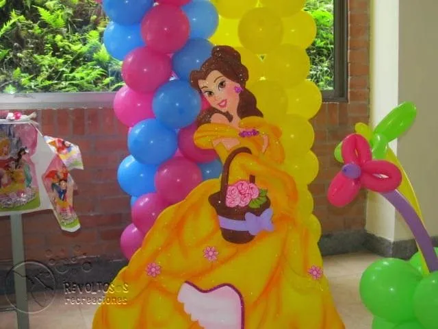 Decoración de globos de la princesa - Imagui