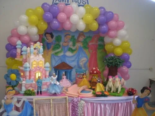 Decoración con globos de princesa imagui - Imagui
