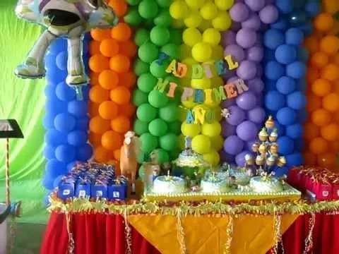 Decoracion Globos Toy Story.avi - YouTube