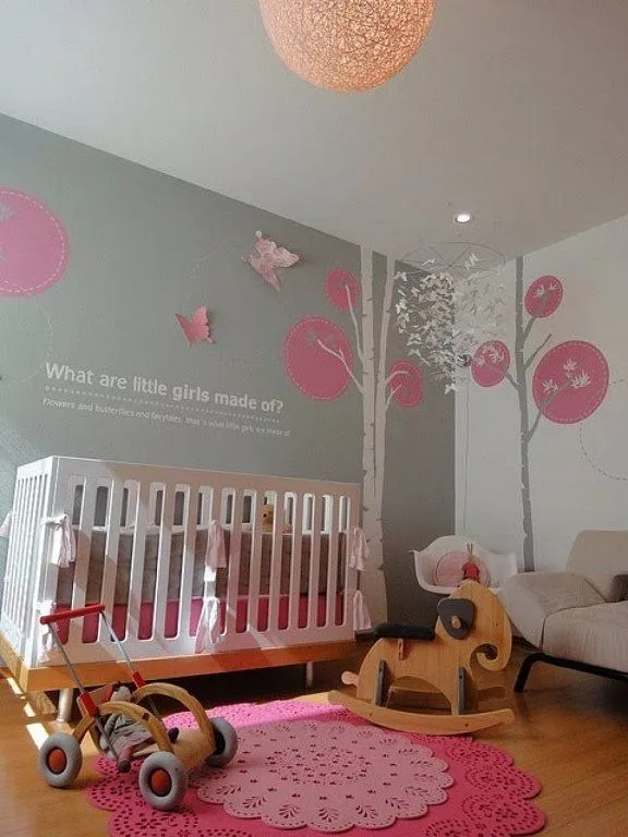 decoracion habitacion bebe nina | Decorar tu casa es facilisimo.com