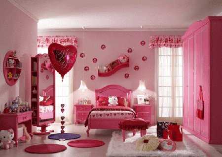 Decoración de Hello Kitty para habitación de niñas | Planeta Niñas
