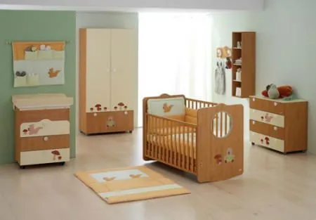 Decoracion hogar » cunas de madera para bebes