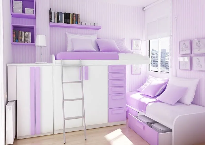 Decoración e Ideas para mi hogar: 10 dormitorios para niñas o ...