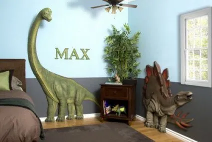 Decoración e Ideas para mi hogar: Dormitorios decorados de dinosaurios
