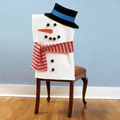Decoración e Ideas para mi hogar: Fundas para sillas de navidad + ...