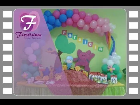 Decoración infantil Fiesta Pocoyo - YouTube