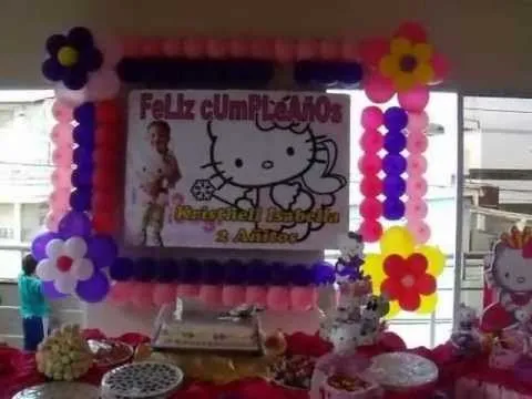 Decoración infantil de Hello Kitty - YouTube