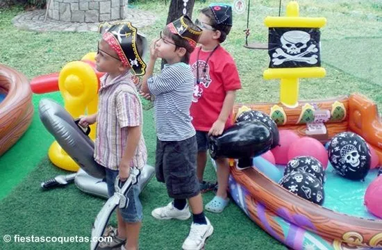 Decoración jardín fiesta infantil pirata | Ideas para Fiesta de ...