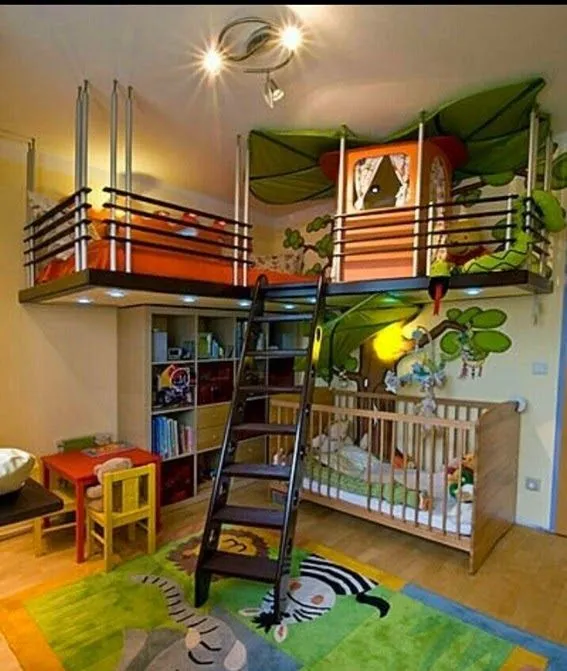 Decoración de Jungla para el Dormitorio Infantil | Decoración ...