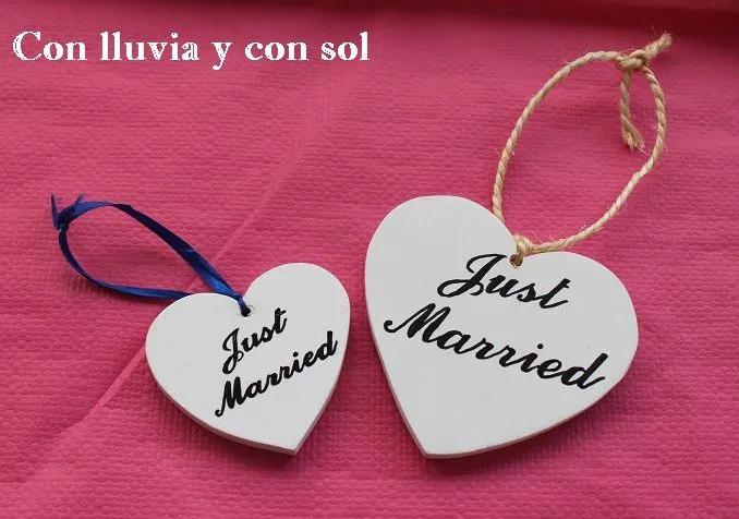 Decoracion en madera para bodas y para niños: CORAZONES DE MADERA ...