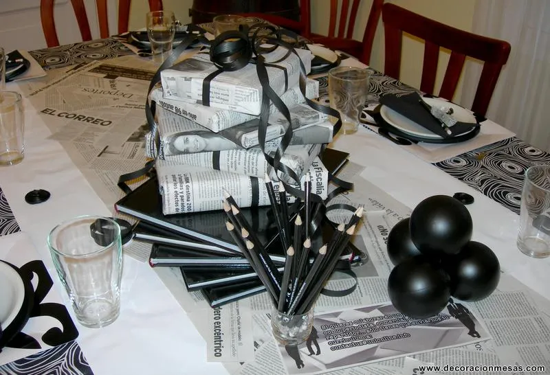 Decoracion de mesas: Decorar la mesa con letras Decoracion de mesas: Decorar la mesa con letras