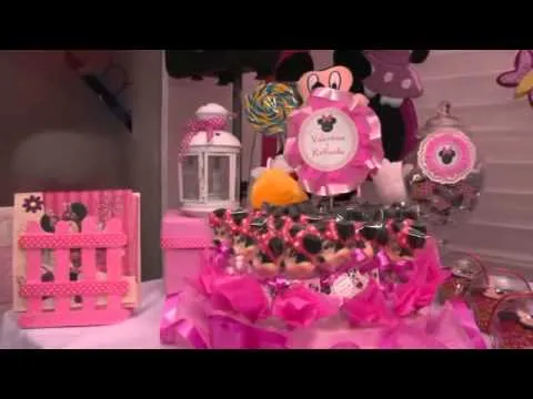 Decoracion Minnie Rosada - Travesuras Kids - YouTube Decoracion Minnie Rosada - Travesuras Kids - YouTube