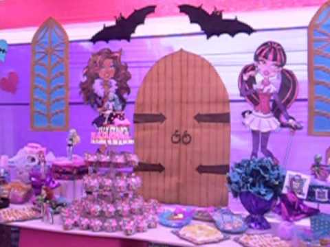 Decoración Monster High - Recreolandia Producciones - YouTube