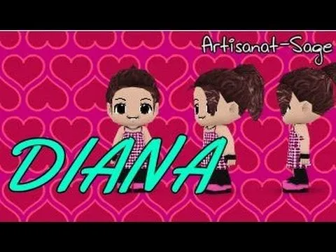 Decoración de nombres-DIANA- DIY "caligrafía básica" - YouTube