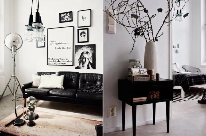 Decoración nórdica en black&white | Decorar tu casa es facilisimo.com